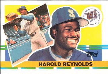 1990 Topps Big #321 Harold Reynolds Front