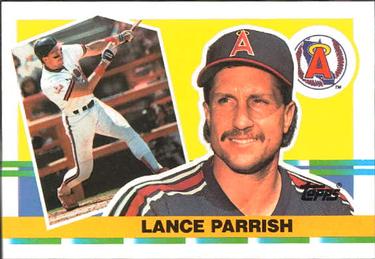1990 Topps Big #323 Lance Parrish Front