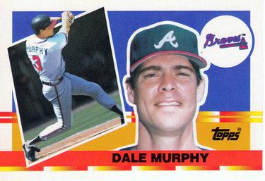1990 Topps Big #40 Dale Murphy Front
