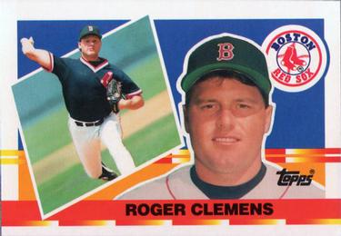 1990 Topps Big #22 Roger Clemens Front
