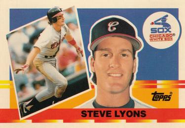 1990 Topps Big #32 Steve Lyons Front