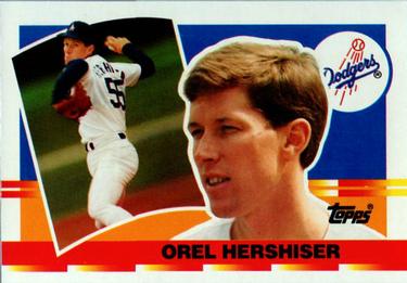 1990 Topps Big #82 Orel Hershiser Front