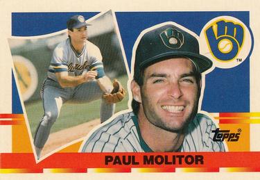 1990 Topps Big #103 Paul Molitor Front