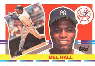 1990 Topps Big #123 Mel Hall Front