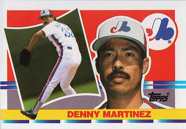 1990 Topps Big #133 Denny Martinez Front