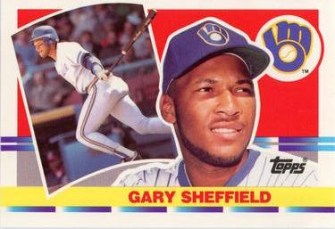 1990 Topps Big #163 Gary Sheffield Front