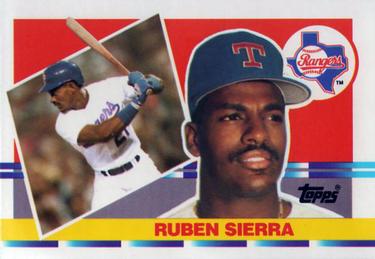 1990 Topps Big #175 Ruben Sierra Front