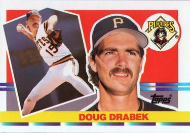1990 Topps Big #185 Doug Drabek Front