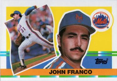 1990 Topps Big #264 John Franco Front