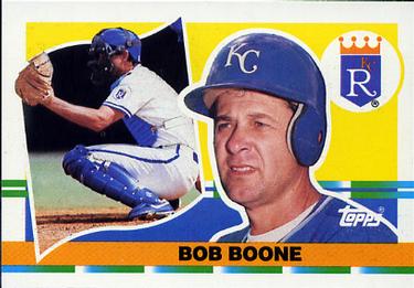 1990 Topps Big #268 Bob Boone Front