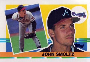 1990 Topps Big #306 John Smoltz Front