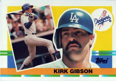 1990 Topps Big #326 Kirk Gibson Front