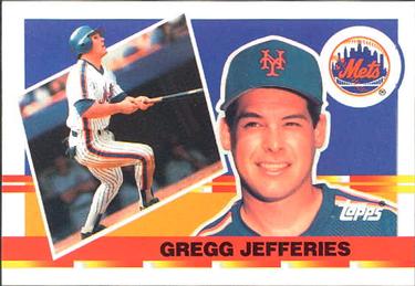 1990 Topps Big #57 Gregg Jefferies Front