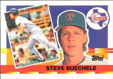 1990 Topps Big #63 Steve Buechele Front