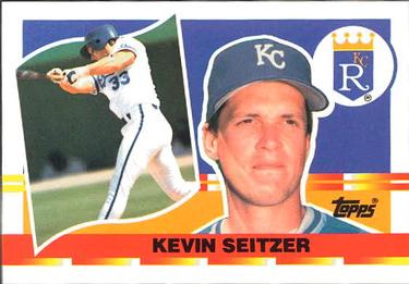 1990 Topps Big #76 Kevin Seitzer Front