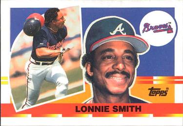 1990 Topps Big #7 Lonnie Smith Front