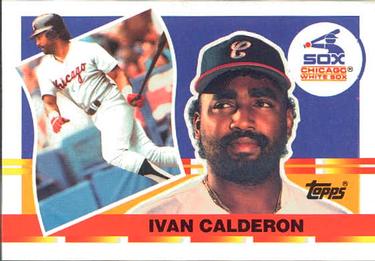 1990 Topps Big #80 Ivan Calderon Front