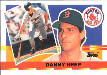 1990 Topps Big #90 Danny Heep Front