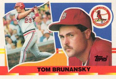 1990 Topps Big #94 Tom Brunansky Front
