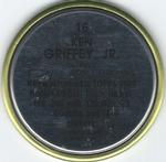 1990 Topps Coins #16 Ken Griffey Jr. Back