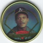 1990 Topps Coins #17 Rickey Henderson Front