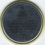 1990 Topps Coins #18 Kent Hrbek Back