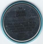 1990 Topps Coins #34 Mark Davis Back