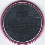 1990 Topps Coins #3 Gregg Olson Back