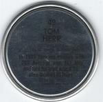 1990 Topps Coins #49 Tom Herr Back