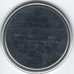 1990 Topps Coins #50 Howard Johnson Back