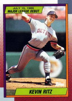 1990 Topps Major League Debut 1989 #102 Kevin Ritz Front