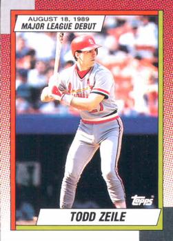 1990 Topps Major League Debut 1989 #150 Todd Zeile Front