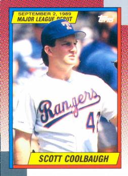 1990 Topps Major League Debut 1989 #25 Scott Coolbaugh Front