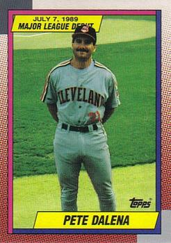 1990 Topps Major League Debut 1989 #27 Pete Dalena Front