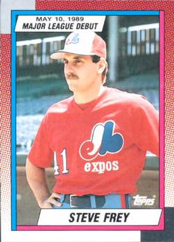 1990 Topps Major League Debut 1989 #40 Steve Frey Front