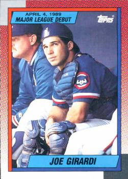 1990 Topps Major League Debut 1989 #42 Joe Girardi Front