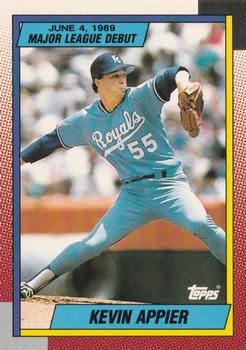 1990 Topps Major League Debut 1989 #6 Kevin Appier Front