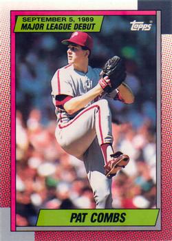 1990 Topps Major League Debut 1989 #24 Pat Combs Front