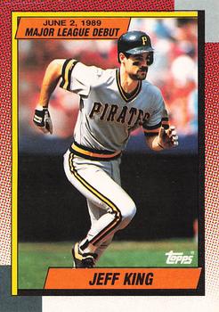 1990 Topps Major League Debut 1989 #66 Jeff King Front