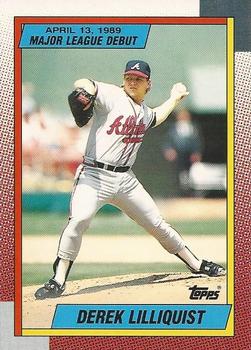 1990 Topps Major League Debut 1989 #70 Derek Lilliquist Front