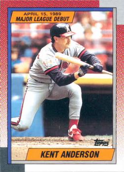 1990 Topps Major League Debut 1989 #4 Kent Anderson Front