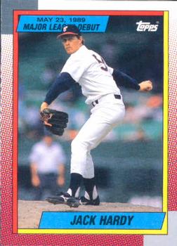 1990 Topps Major League Debut 1989 #51 Jack Hardy Front