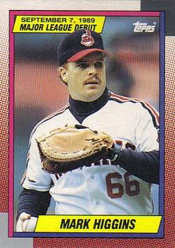 1990 Topps Major League Debut 1989 #58 Mark Higgins Front