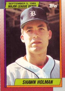 1990 Topps Major League Debut 1989 #61 Shawn Holman Front