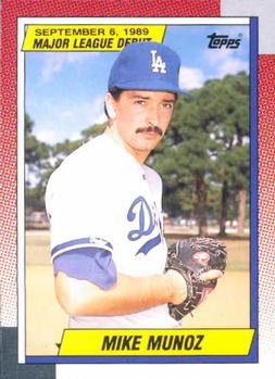 1990 Topps Major League Debut 1989 #85 Mike Munoz Front