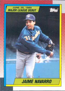 1990 Topps Major League Debut 1989 #87 Jaime Navarro Front
