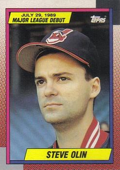 1990 Topps Major League Debut 1989 #90 Steve Olin Front