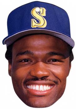 1990 Topps Heads Up #17 Harold Reynolds Front