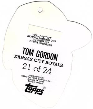 1990 Topps Heads Up #21 Tom Gordon Back
