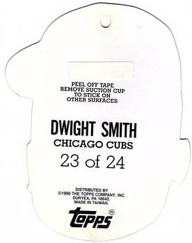 1990 Topps Heads Up #23 Dwight Smith Back